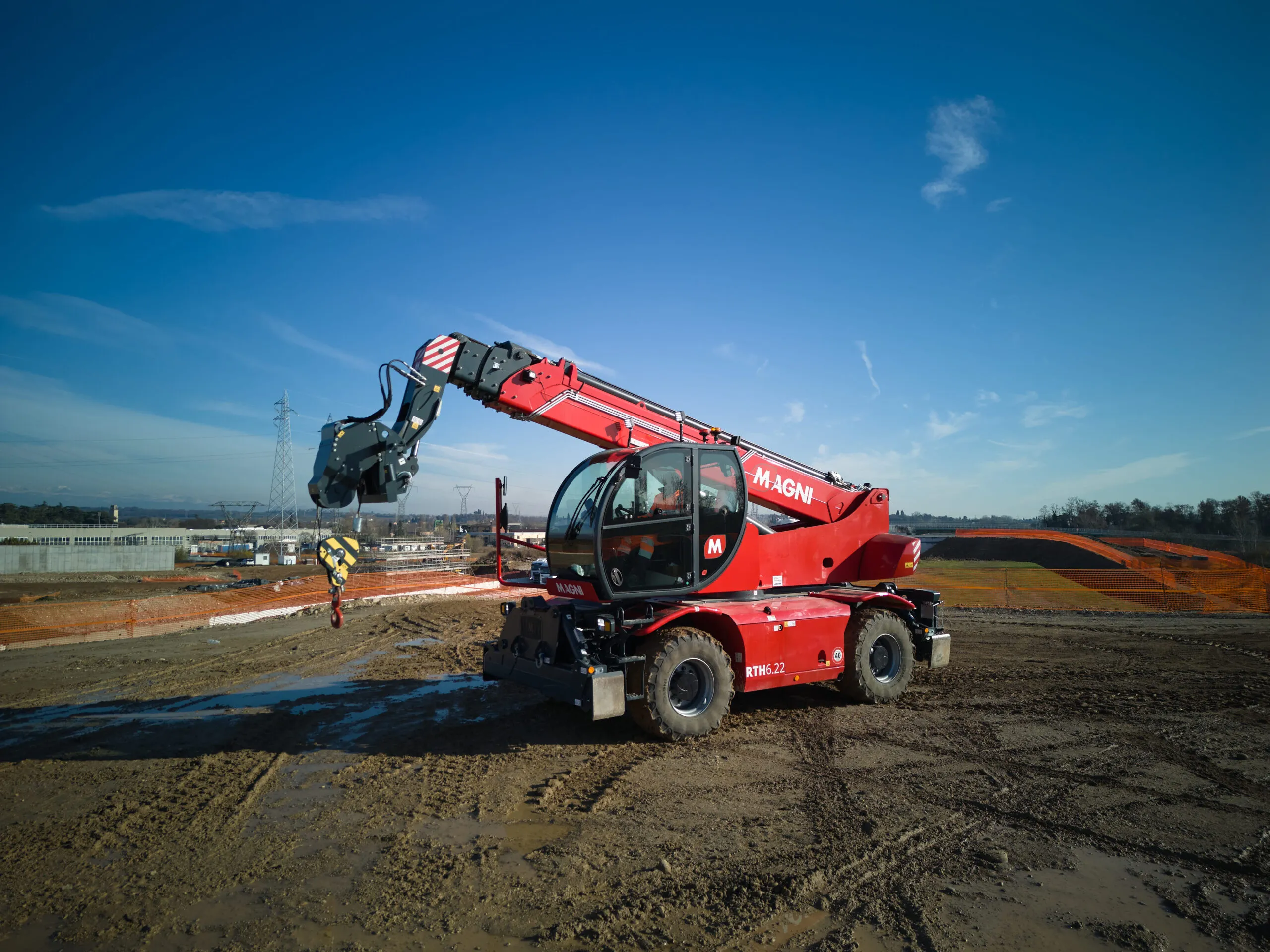 Magni RTH 6 tonnes sur chantier